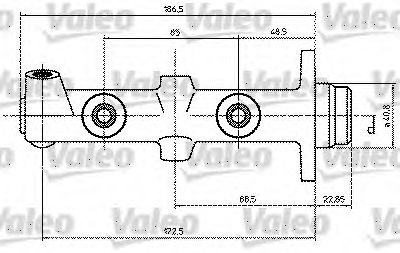VALEO 350686 Brake Master Cylinder